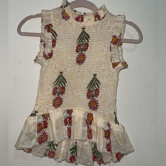 Alix Of Bohemia Floral Print Mock Neck Blouse - Picture 7 of 14